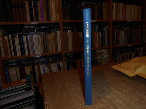 GERMAN EMBLEM BOOKS 1531 - 1888. A Bibliography