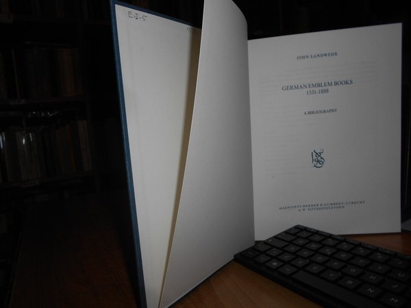 GERMAN EMBLEM BOOKS 1531 - 1888. A Bibliography