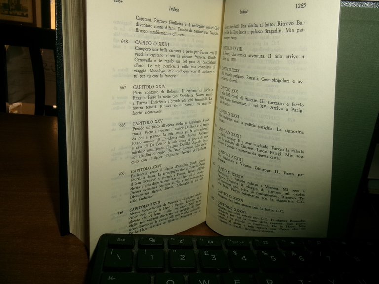 GIACOMO CASANOVA. STORIA DELLA MIA VITA. Solo volume Primo (1725-1755) …