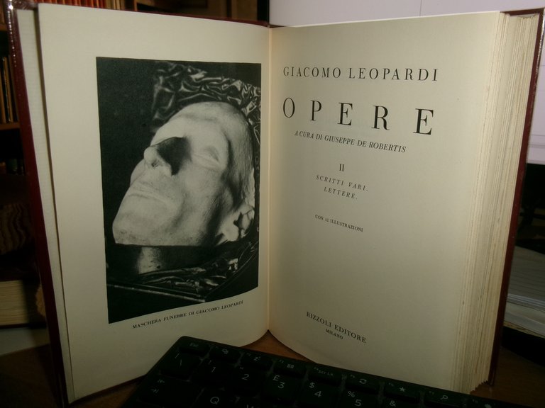 GIACOMO LEOPARDI. OPERE a cura di Giuseppe De Robertis 3 …