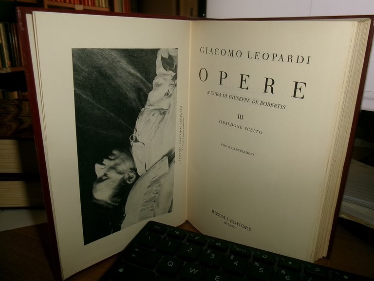 GIACOMO LEOPARDI. OPERE a cura di Giuseppe De Robertis 3 …