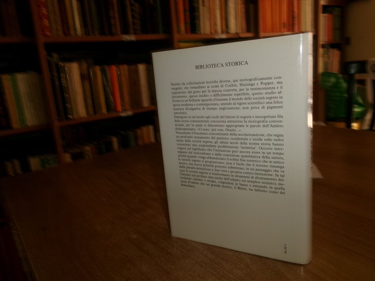 GIANNI VANNONI. Le Società Segrete dal Seicento al Novecento 1985