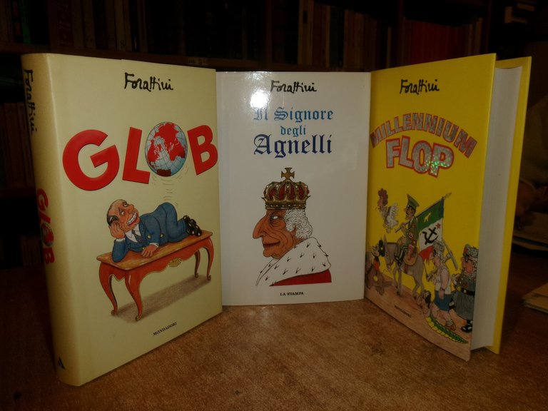 GIORGIO FORATTINI. 3 volumi: Il Signore degli Agnelli/Glob/Millennium Flop...