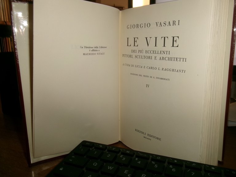 GIORGIO VASARI. LE VITE dei più Eccellenti Pittori, Scultori e …