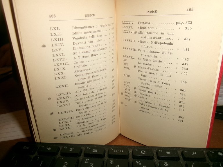 GIOSUE CARDUCCI. POESIE SCELTE - Bologna, Zanichelli, 1962