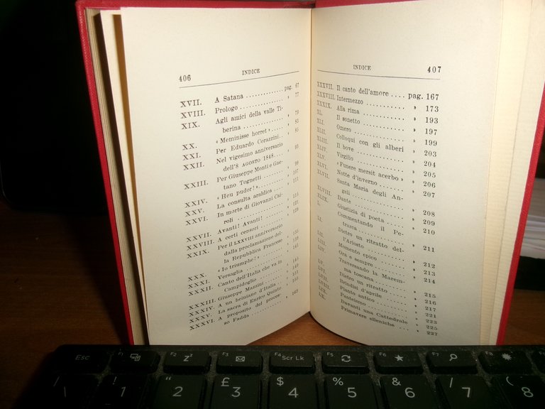 GIOSUE CARDUCCI. POESIE SCELTE - Bologna, Zanichelli, 1966
