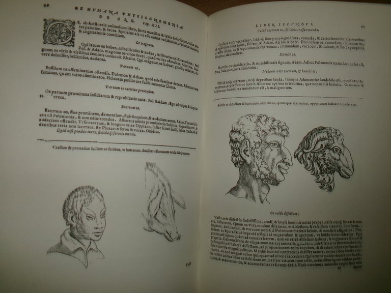 GIOVANNI BATTISTA DELLA PORTA. De Humana Physiognomia: Libri VI ristampa