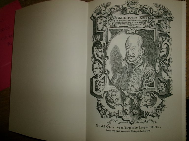 GIOVANNI BATTISTA DELLA PORTA. De Humana Physiognomia: Libri VI ristampa
