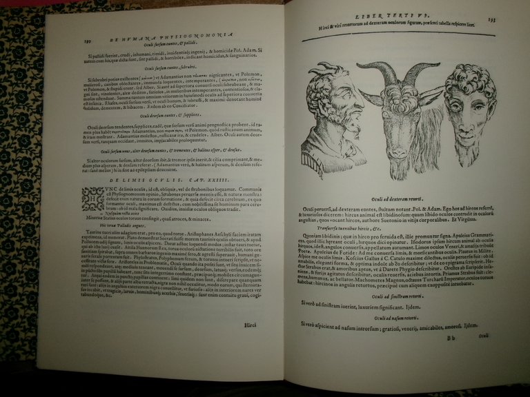 GIOVANNI BATTISTA DELLA PORTA. De Humana Physiognomia: Libri VI ristampa