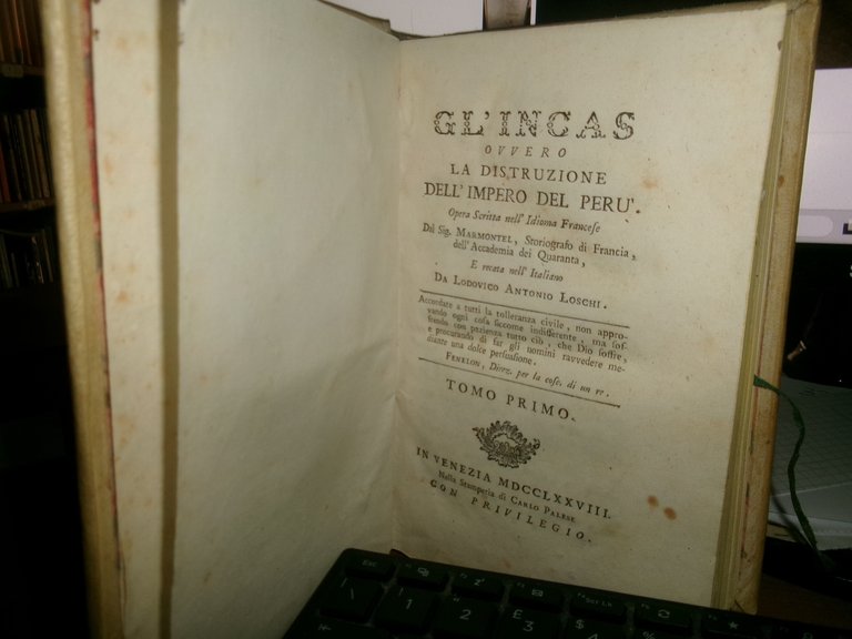 GL' INCAS OVVERO LA DISTRUZIONE DELL' IMPERO DEL PERÙ. MARMONTEL, … | Immagine Gallery 4