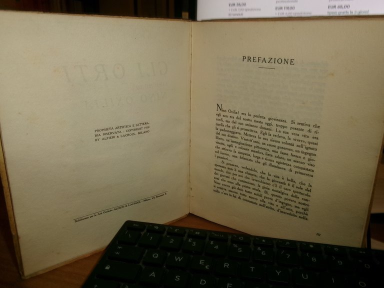 Gli Orti. Liriche di NINO OXILIA. 1918