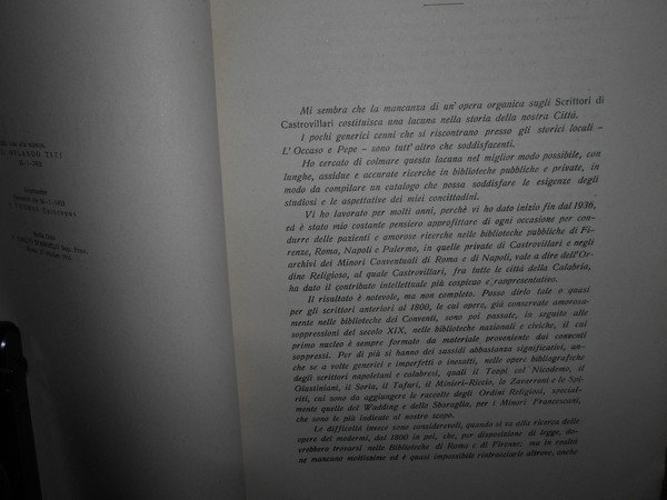 Gli Scrittori di Castrovillari. Notizie bio-bibliografiche