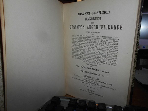 GRAEFE-SAEMISCH Handbuch der Gesamten Augenheilkunde