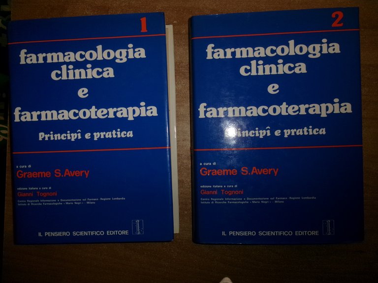 GRAEME S. AVERY. FARMACOLOGIA Clinica e FARMACOTERAPIA Principi e Pratica. …