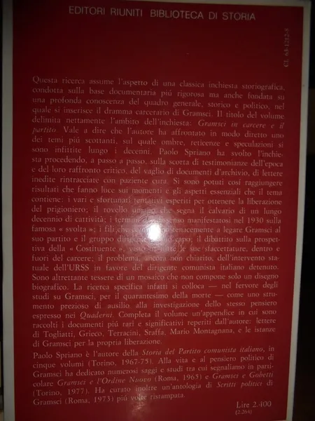 GRAMSCI in carcere e il partito | Immagine Gallery 2
