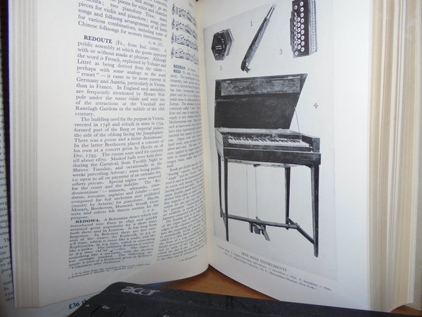 GROVE'S DICTIONARY OF MUSIC AND MUSICIANS fifth edition