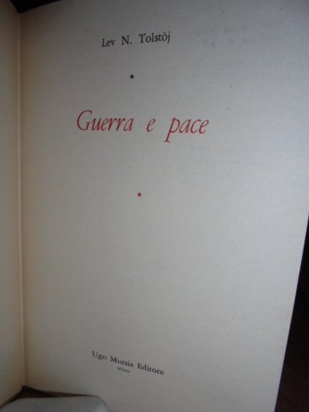 Guerra e pace