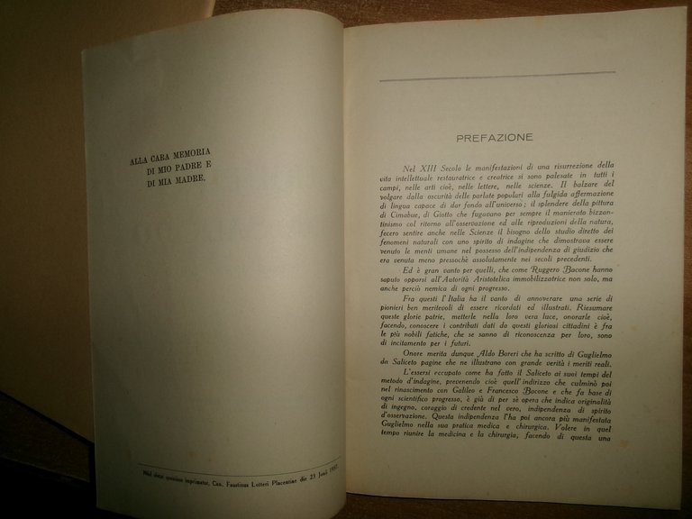 GUGLIELMO DA SALICETO studio storico-critico. ALDO BORERI 1938