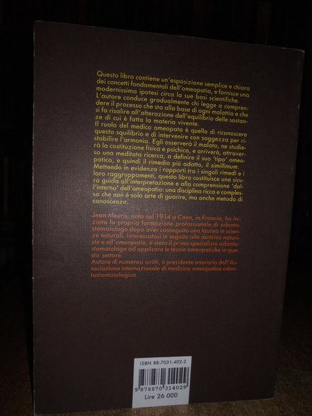 Guida alla comprensione della OMEOPATIA e materia medica