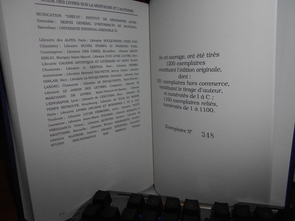 GUIDE DES LIVRES SUR LA MONTAGNE ET L' ALPINISME