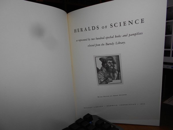 HERALDS of SCIENCE as represented by two hundred epochal books …