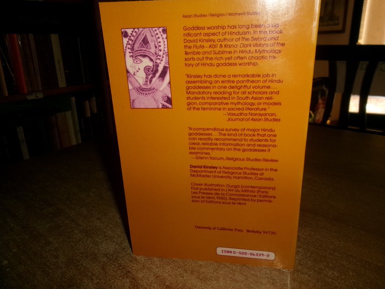 HINDU Goddesses - KINSLEY David - 1988