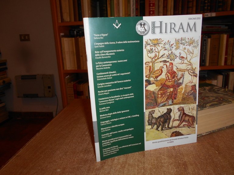 HIRAM. Rivista quadrimestrale del Grande Oriente d' Italia n. 1/2016