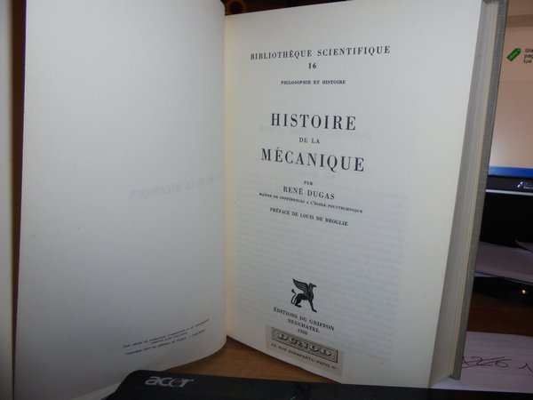 HISTOIRE de la Mécanique