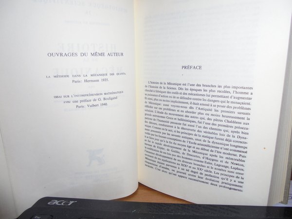 HISTOIRE de la Mécanique