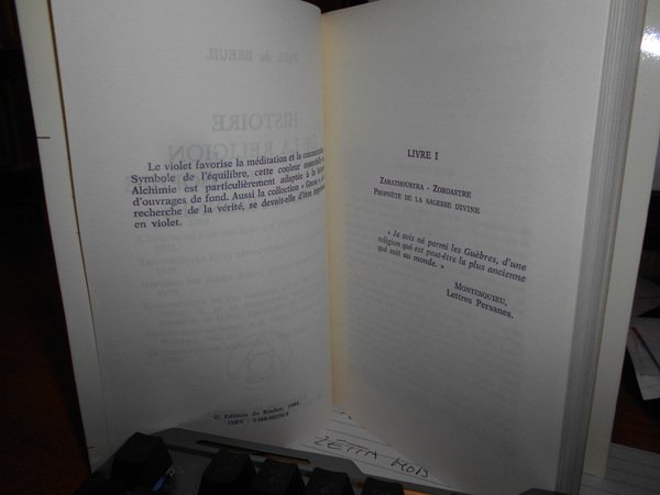 Histoire de la religion et de la philosophie zoroastriennes