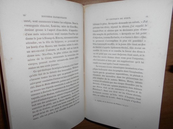 Histoire elementaire et critique De Jésus