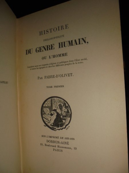 Histoire Philosophique du Genre Huamain ou l' Homme considéré sou …