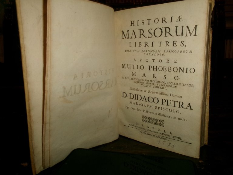 Historiae Marsorum libri tres, una cum eorundem episcoporum catalogo.