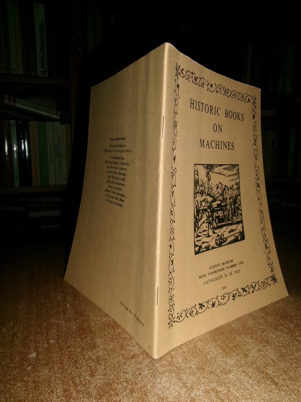 Historic Books on Machines. Special Exhibition Catalogue. DAVISON, C. ST... …