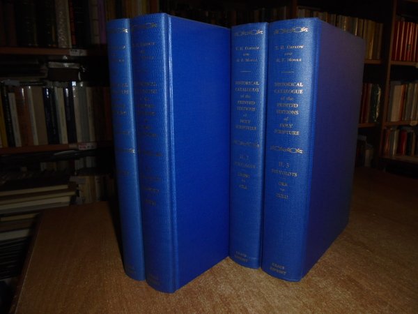 HISTORICAL CATALOGUE of the Printed Editions HOLY SCRIPTURE in The …