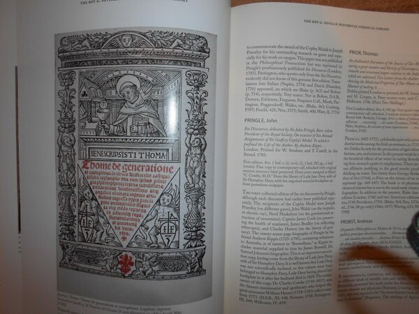 HISTORICAL CHEMICAL LIBRARY. An Annotated Catalogue of Printed Books on …