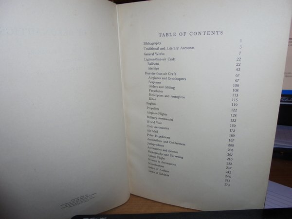 HISTORY OF AERONAUCTIS. A Selected List of Reference to Material …