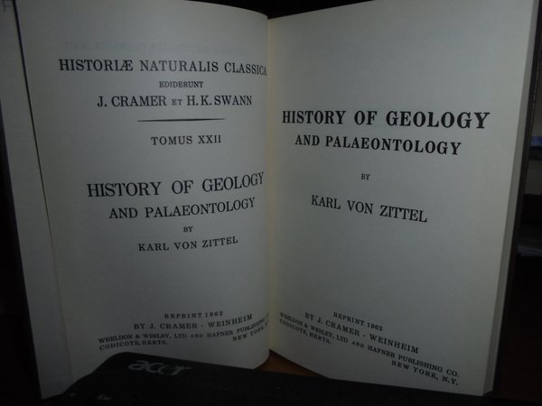 HISTORY OF GEOLOGY and PALAEONTOLOGY