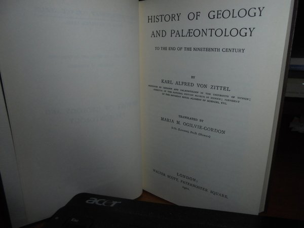 HISTORY OF GEOLOGY and PALAEONTOLOGY