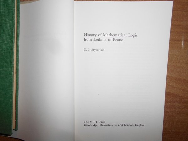 History of Mathematical Logic from Leibniz to Peano