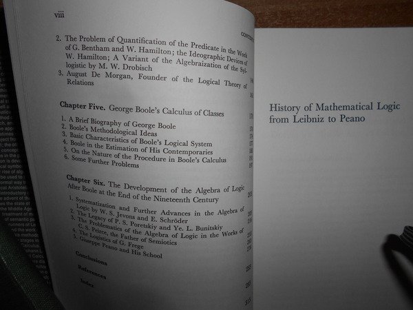 History of Mathematical Logic from Leibniz to Peano