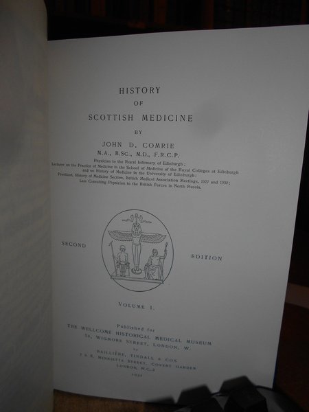 HISTORY of SCOTTISH MEDICINE