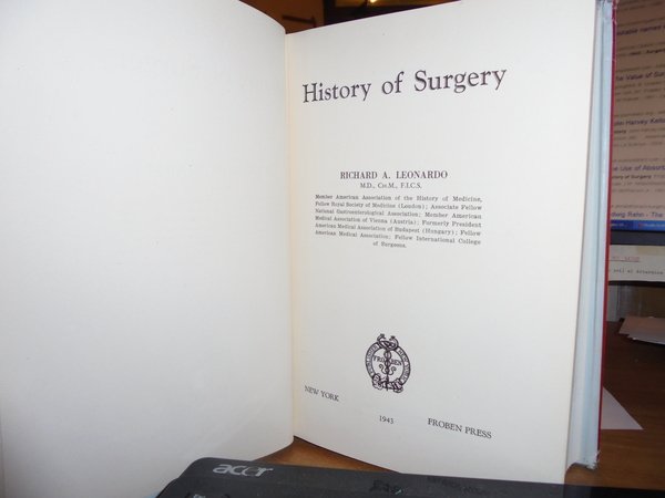 HISTORY of SURGERY