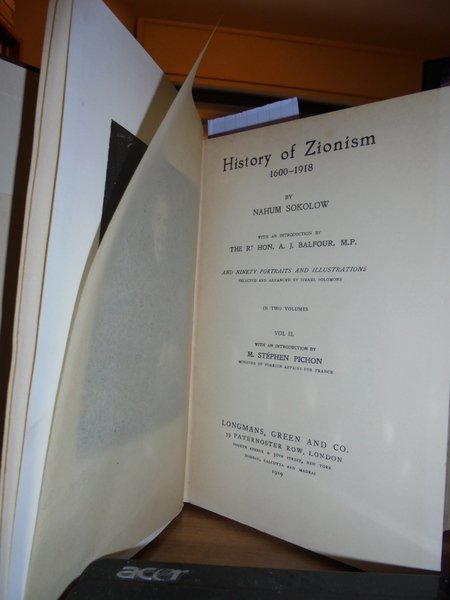 History of Zionism 1600 - 1918