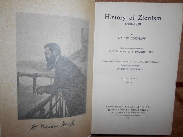 History of Zionism 1600 - 1918