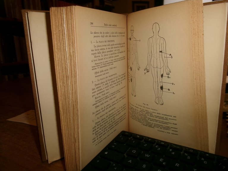 (Hoepli) TELEPATIA e RADIO-ONDE CEREBRALI. GIUSEPPE CALLIGARIS 1934