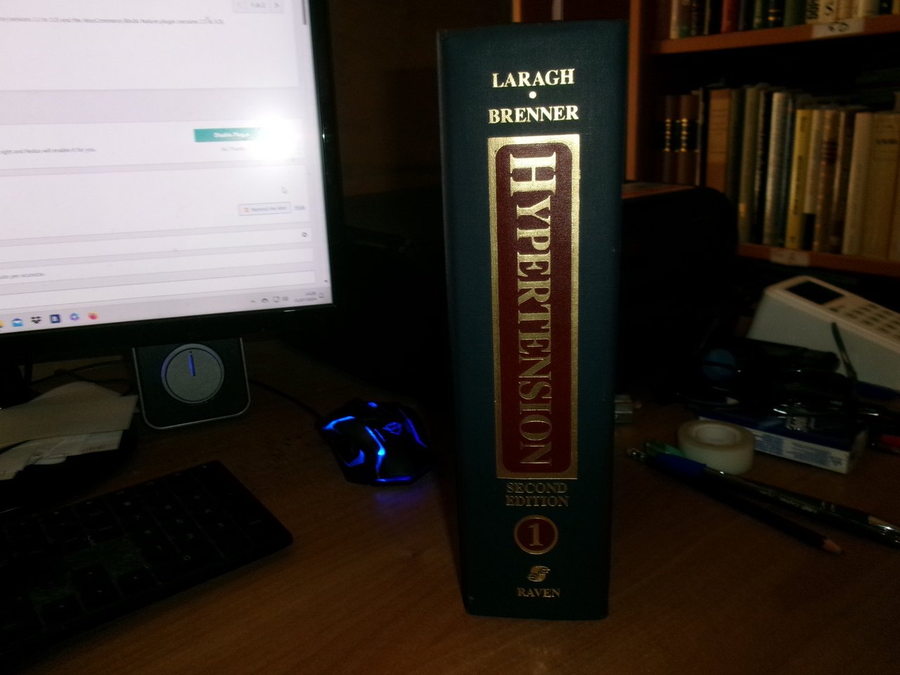 HYPERTENSION Pathophysiology, Diagnosis, and...Volume One LARAGH. BRENNER 1995