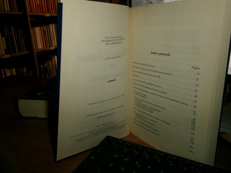 I Cabbalisti Cristiani del Rinascimento. François Secret 2001