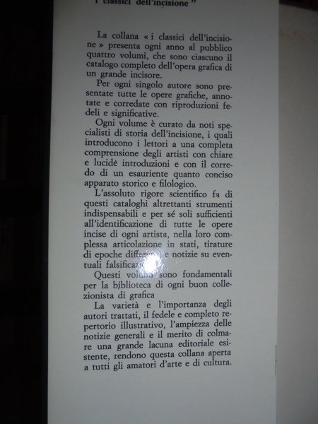 I classici dell'incisione - Catalogo completo dell'opera grafica di Robetta