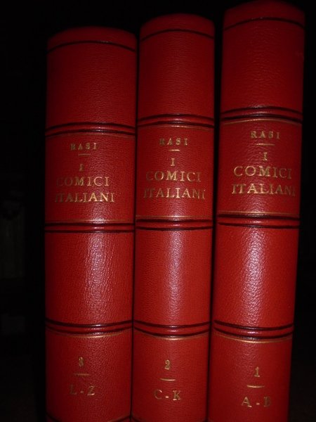 I COMICI ITALIANI. BIOGRAFIA, BIBLIOGRAFIA, ICONOGRAFIA
